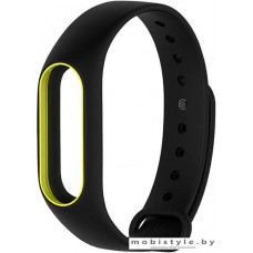 Ремешок Xiaomi для Mi Band 2 (черный/желтый)