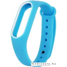 Ремешок Xiaomi для Mi Band 2 (голубой/белый)