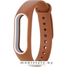 Ремешок Xiaomi для Mi Band 2 (коричневый/белый)