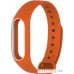 Ремешок Xiaomi для Mi Band 2 (оранжевый/белый)