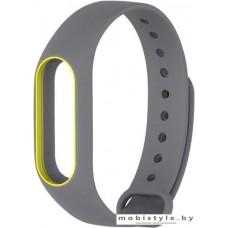 Ремешок Xiaomi для Mi Band 2 (серый/желтый)