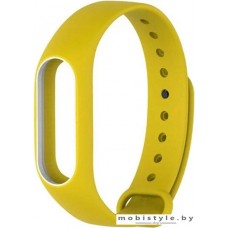 Ремешок Xiaomi для Mi Band 2 (желтый/белый)