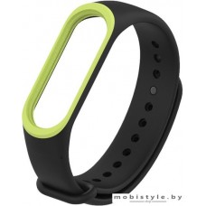 Ремешок Xiaomi для Mi Band 3 (черный/салатовый)