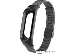 Ремешок Xiaomi миланский сетчатый для Mi Band 3 (черный)