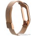 Ремешок Xiaomi миланский сетчатый для Mi Band 3 (розовое золото)