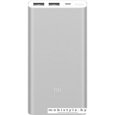 Портативное зарядное устройство Xiaomi Mi Power Bank 2i 10000mAh (серебристый)