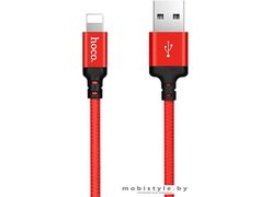 Кабель Hoco X14 Lightning (2 м, красный)