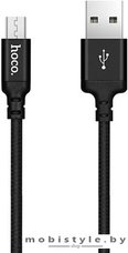 Кабель Hoco X14 micro USB (1 м, черный)