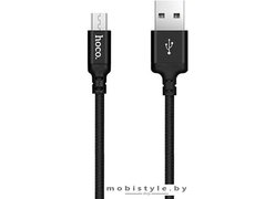 Кабель Hoco X14 micro USB (1 м, черный)