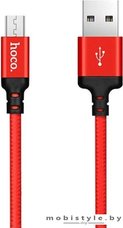 Кабель Hoco X14 micro USB (2 м, красный)