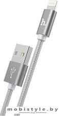 Кабель Hoco X2 Lightning (серый)