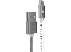 Кабель Hoco X2 microUSB (серый)