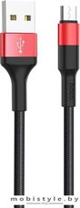 Кабель Hoco X26 micro USB (красный/черный)