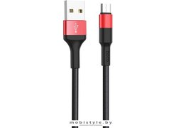 Кабель Hoco X26 micro USB (красный/черный)