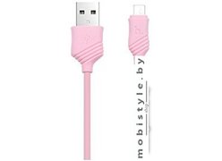 Кабель Hoco X6 Khaki Micro USB (розовый)