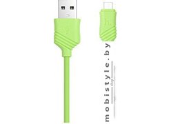 Кабель Hoco X6 Khaki Micro USB (салатовый)
