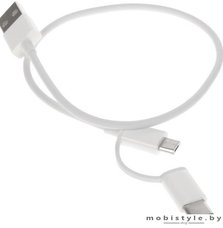 Кабель Xiaomi micro USB, USB Type-C - USB 0.3 м