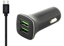 Автомобильное зарядное Atomic C207 (черный)