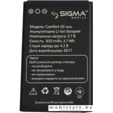Аккумулятор для телефона Sigma Comfort 50 Mini3
