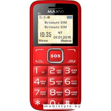 Мобильный телефон Maxvi B2 Red