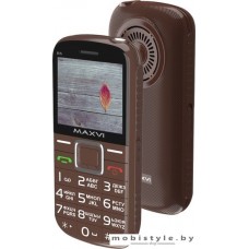 Мобильный телефон Maxvi B5 (коричневый)