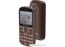 Мобильный телефон Maxvi B5 (коричневый)