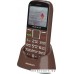 Мобильный телефон Maxvi B5 (коричневый)