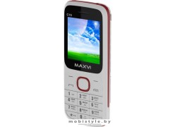 Мобильный телефон Maxvi C15 (белый/красный)