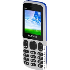 Мобильный телефон Maxvi C22 (белый/голубой)