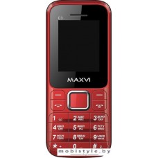 Мобильный телефон Maxvi C3 Red