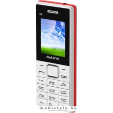 Мобильный телефон Maxvi C9 White-Red