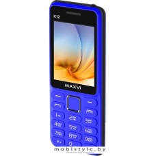 Мобильный телефон Maxvi K12 Blue/Black