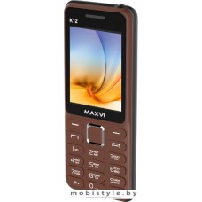 Мобильный телефон Maxvi K12 (коричневый)
