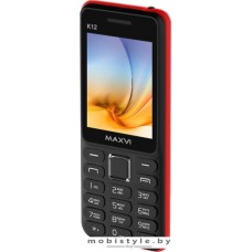 Мобильный телефон Maxvi K12 Red/Black