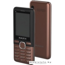 Мобильный телефон Maxvi M6 (кофейный)