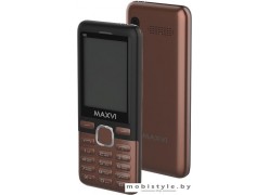 Мобильный телефон Maxvi M6 (кофейный)