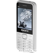 Мобильный телефон Maxvi P9 (серебристый)