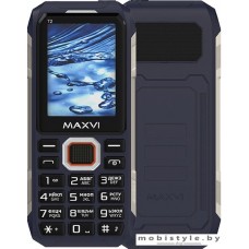 Мобильный телефон Maxvi T2 (темно-синий)