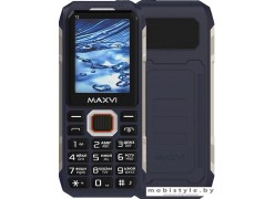 Мобильный телефон Maxvi T2 (темно-синий)
