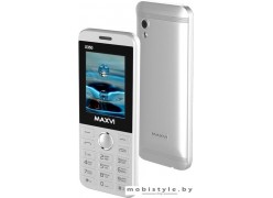 Мобильный телефон Maxvi X350 (серебристый)