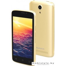 Смартфон Maxvi MS401 Sunrise (золотистый)