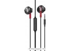 Наушники Hoco M57 (черный/красный)