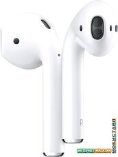 Наушники Apple AirPods 2 в футляре с возможностью беспроводной зарядки