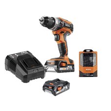 Дрель-шуруповерт AEG BSB18C2 Li-202C KIT1 4935464891 (с 2-мя АКБ, кейс)