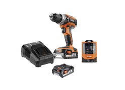 Дрель-шуруповерт AEG BSB18C2 Li-202C KIT1 4935464891 (с 2-мя АКБ, кейс)