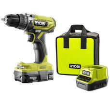Дрель-шуруповерт Ryobi R18PD2-113S 5133003825 (с 1-м АКБ)