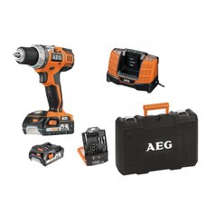 Дрель-шуруповерт AEG BS18C2 LI-202C SET 4935464818 (с 2-мя АКБ, кейс)