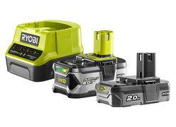 Аккумулятор с зарядным устройством Ryobi RC18120-242 5133003365 (18В/4 Ah + 18В/2 Ah + 18В)