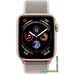 Умные часы Apple Watch Series 4 44 мм (алюминий золотистый/нейлон розовый песок)