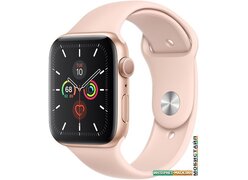 Умные часы Apple Watch Series 5 44 мм (алюминий золотистый/розовый песок)